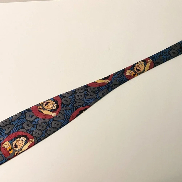 Vintage 1994 The Flintstones Mens Tie Novel  Ties Polyester Collectible Fred - Picture 3 of 9